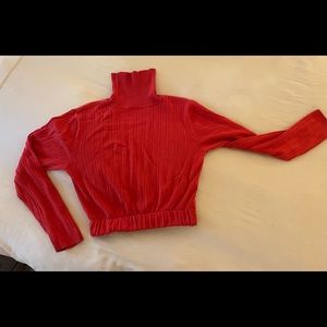 Women’s red turtle neck. Size XS.